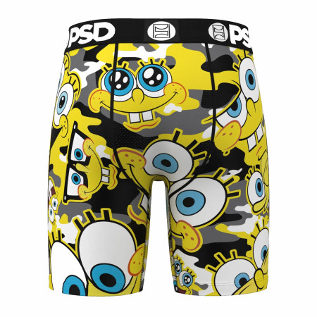 SpongeBob SquarePants Face Camo PSD Boxer Briefs